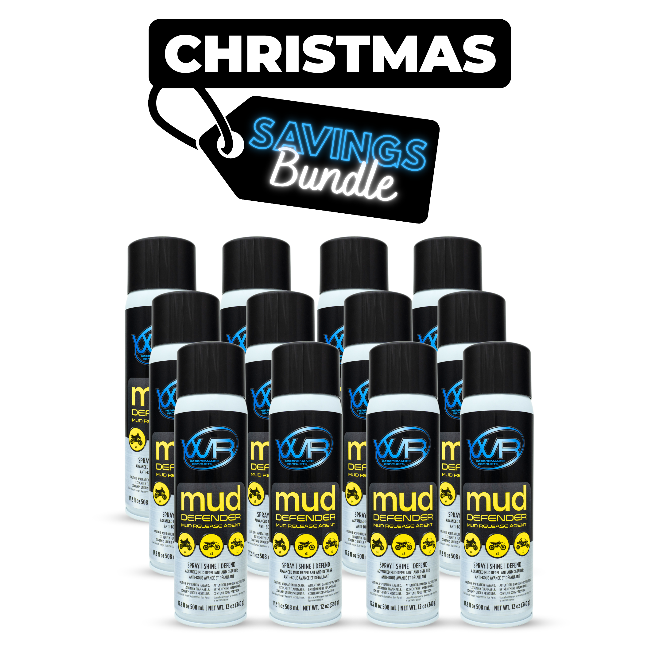 12 pack of Mud Defender