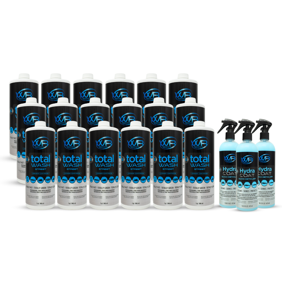 18 Pack of Total Wash Street Cartridges and 3 Pack of Hydra Coat