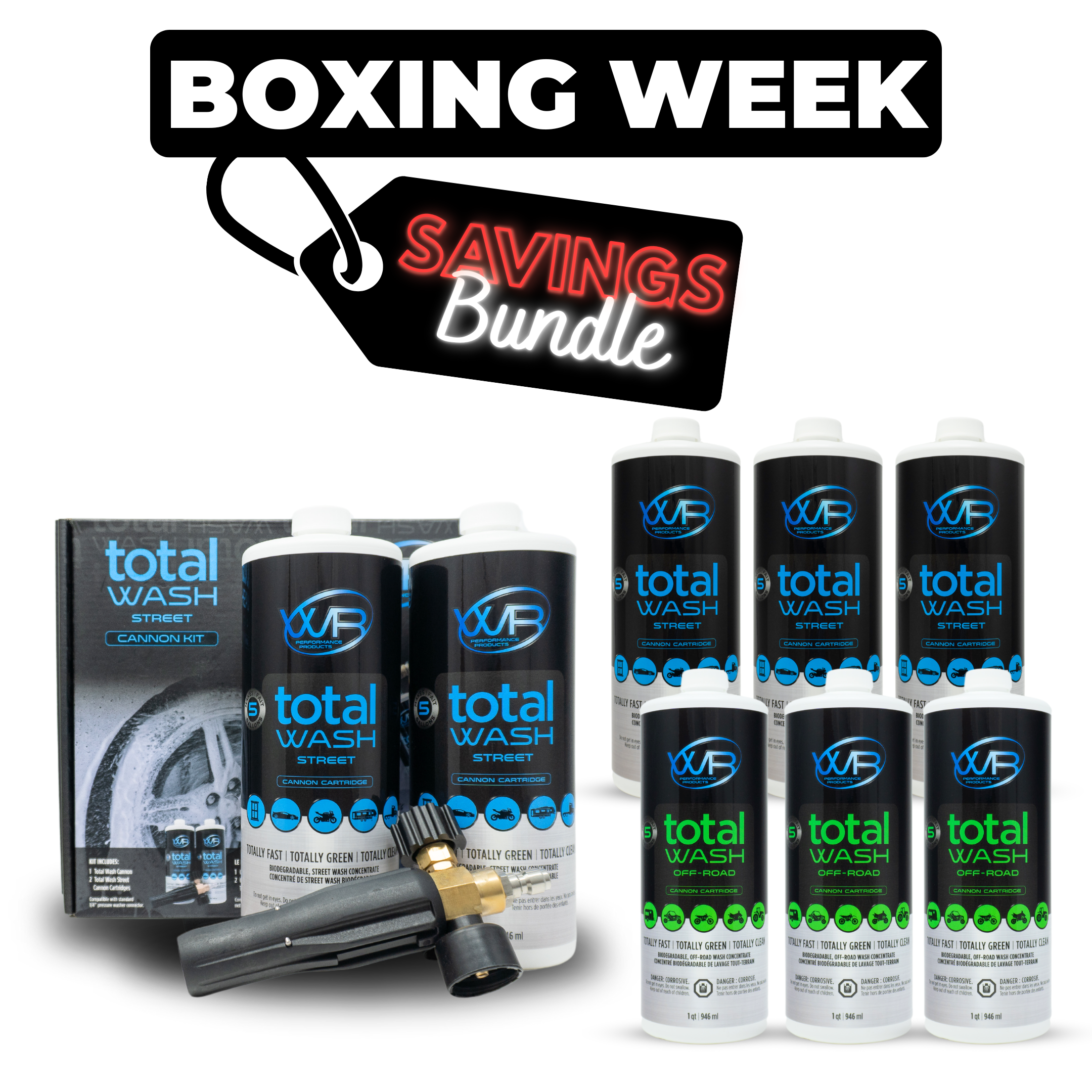 Total Wash Street Cannon Variety Bundle