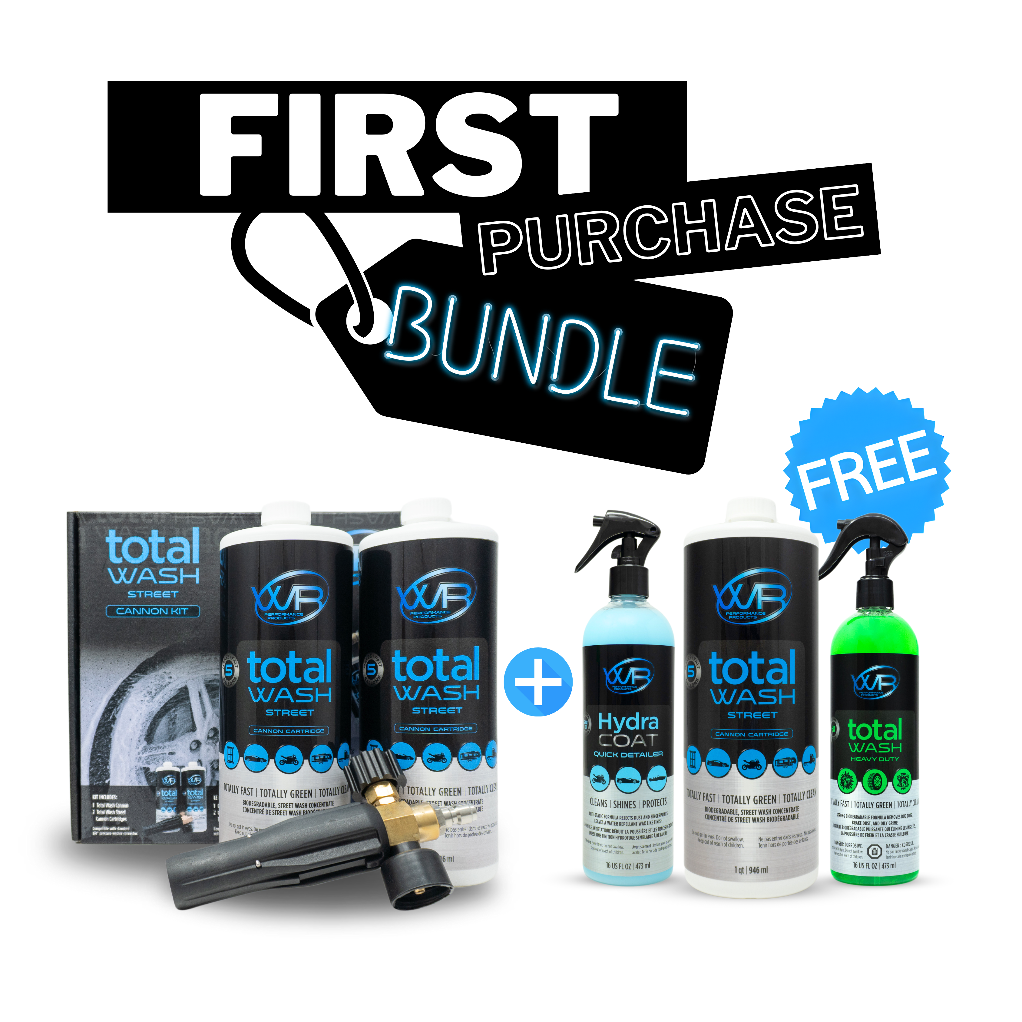 First Purchase Total Wash Street Cannon Kit Essentials Bundle