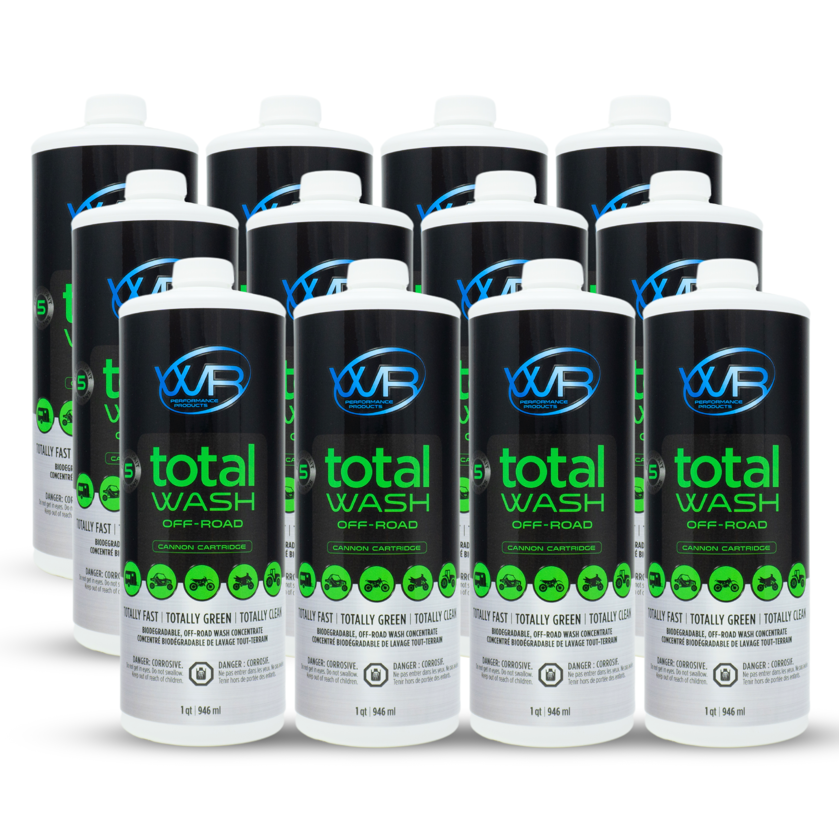 Total Wash Off-Road Cannon Cartridge 12 Pack